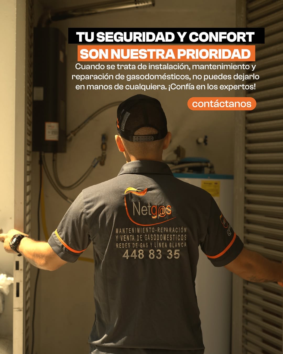 En netg@s garantizamos resultados impecables en cada uno de nuestros servicios de gasodoméstico